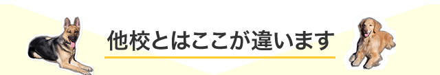 他校とはここが違います。