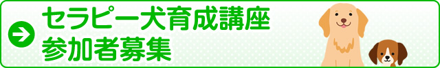 セラピー犬育成講座参加者募集